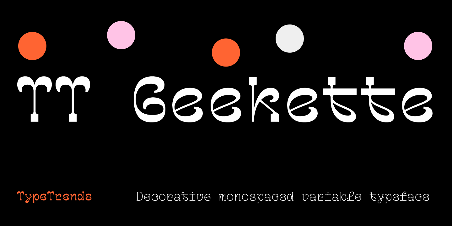 Example font TT Geekette #1